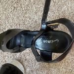 Elegant Black Platform Heels Size 8 Photo 3