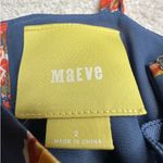 Maeve: Floral Cut Out Dress Silk Blend Gray Size 2 Photo 2