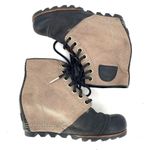 Sorel PDX Wedge Bootie Leather and Canvas Waterproof Women's Size 6.5 Photo 5