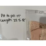 Anthropologie  Tiny Anne Pink Ivory Crochet Lace Camisole Tank Top Sz M Boho Photo 6