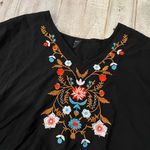 SheIn Women’s  Black Medium V Neck Floral Tank Top Dress Photo 1