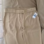 Michael Kors MICHAEL  Khaki Utility Belted Ankle Pants Photo 1
