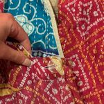 NWT Sevya Handmade Kantha Overalls Red Photo 2