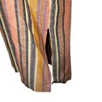 Anthropologie  DREW Linen Blend  Striped Cinched Waist Sun Dress EUC‎ S Photo 4