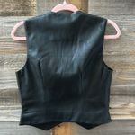 Susana Monaco Faux Leather Black Vest Size Small NWT Photo 5