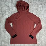 : Rust Textured Nike Hoodie Photo 0