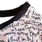 Kate Spade  Sleep Shirt Womens Large Pink & Black Dream A Little Dream Nightgown Photo 4