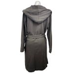 NEW Walden Women's Gray Belted Open Front Long Sleeve Trench Coat Jacket Size M Size M Photo 2