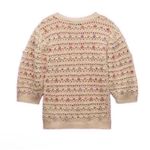 ZARA  Beige Beaded Sweater(Size Small) Photo 3