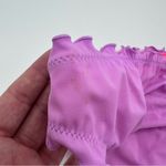 Victoria's Secret Victoria’s Secret The Ruffle Cheeky Lettuce Hem Purple Bikini Bathing Suit Photo 2