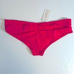 l*space L* Sensual Solids Twiggy Bikini Bottoms Size L NWT in Coral Photo 2