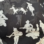 HD in Paris Anthropologie  Ruffled Picea Blouse Black White Pastoral Print Size 4 Photo 8