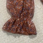 I.N. San Francisco  Floral Smocked Top in Brown Photo 12
