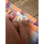 Billabong  x salty blonde break linen plaid pants Photo 1