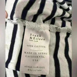 Frank & Eileen Asymmetrical Tee Lab Striped Tank Top Black White Size M Photo 4