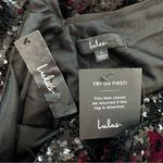 NWT Lulus Shimmering Nights Black Sequin Sleeveless Midi Dress LARGE Photo 9