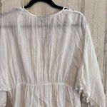 *Club Z Collection Women's XL White Lace Trim Kimono Swim Beach Summer Photo 12