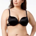 Maidenform  Soft Stretch Push Up Plunging Neckline Underwire Bra 36D Black Photo 1