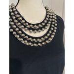 Diane Von Furstenberg Vintage ‎ Black Silk Beaded Neckline Cocktail Dress Size 2 Photo 1