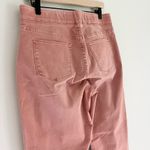 Soft Surroundings Ultimate Straight Leg Full Length Pull On Jeans Pink Medium Photo 3