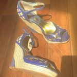 Charles David  | Espadrille Wedges Blue Sandals 7 Photo 1
