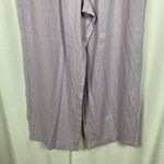 Old Navy  Dusky Lavender Purple Wide Leg Pull On Linen Blend Pants Sz.L NWT Photo 4
