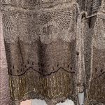 Day Size M Gold Metallic Coverup with Drawstring Waistline Size M Photo 3