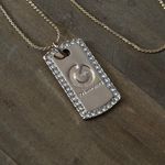 Guess Logo Tag Pendant Necklace Photo 2