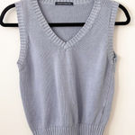 Brandy Melville  blue‎ sweater vest v neck Photo 0