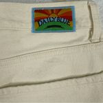 Daily Blue By AG Hype Classic Cropped Jeans Bone Straight Leg High Rise 27 NEW White Photo 10