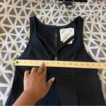 Free People  Black Strappy V-Neck Sleeveless Fit‎ & Flare Dress Size S Photo 7