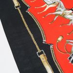 Vintage 60s Equestrian Horse Square Scarf Wraps Photo 11