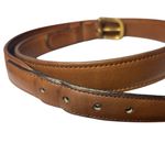 Coach Vintage Leather Cowhide Belt Brown Solid Brass Buckle Classic western 30" Photo 4
