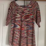 Crochet Multicolor Knit Pullover Sweater Size L Red Size L Photo 3