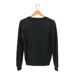 Ralph Lauren Black Label Leather Front Wool Sweater Pullover Sweatshirt M Size M Photo 3