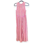 Anthropologie Visayas Striped Jumpsuit Size Extra Small Pink Photo 3