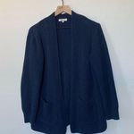 Madewell  100% Cotton Navy oversized Cardigan Photo 0