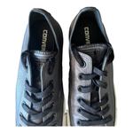 Converse All Star Metallic Gray Leather Chuck Taylor Sneakers 544924C Shoes Sz 8 Photo 2