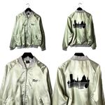 Urban Outfitters Vintage Hilton Bill Twin Cities Paul Bunyan Invitational Satin Bomber Jacket Photo 1