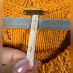 Free People  Orange and Navy Blue Sunset Knit Sweater Dress Small Photo 2