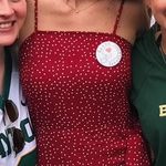 Princess Polly Red Polkadot Mini Wrap Dress Photo 2