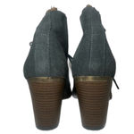 Ruff Hewn  Cypress Slate Gray Suede Leather Lace Up Ankle Boots Size 8.5 Photo 3