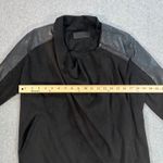 BLANK NYC Suede Faux Leather Moto Jacket Black Women's Medium Open Photo 4