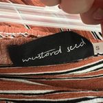 Mustard Seed  Women's Side Slit Self Tie Pleated Bohemian Loose Square Pa… Photo 3