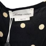 Lovers + Friends  Evan Cami Bodysuit in Midnight Polka Dot Photo 4
