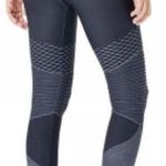 Spanx Women's XL Seamless Moto Leggings Slimming Tummy Control Indigo Sky EE12-1 Photo 1