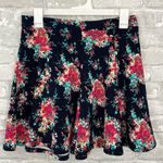 Lush Clothing Lush Black Floral Mini Skirt Photo 0
