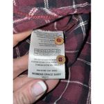 Burton ‎ Womens Plaid Flannel Shirt Size Small S Woven Button Outdoor Travel EUC Photo 5