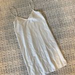 Le Rose Stories Satin V Neck Mini Slip Dress White (XSmall/Small) Photo 0