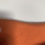 Rafaella Sweater Womens Small Orange Cotton Knit Cowl Neck Pullover 3/4 Sleeves Photo 4